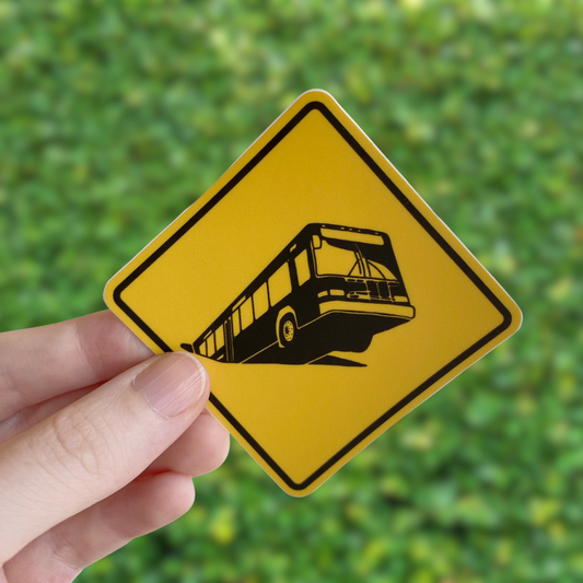 Sinkhole Bus Sign