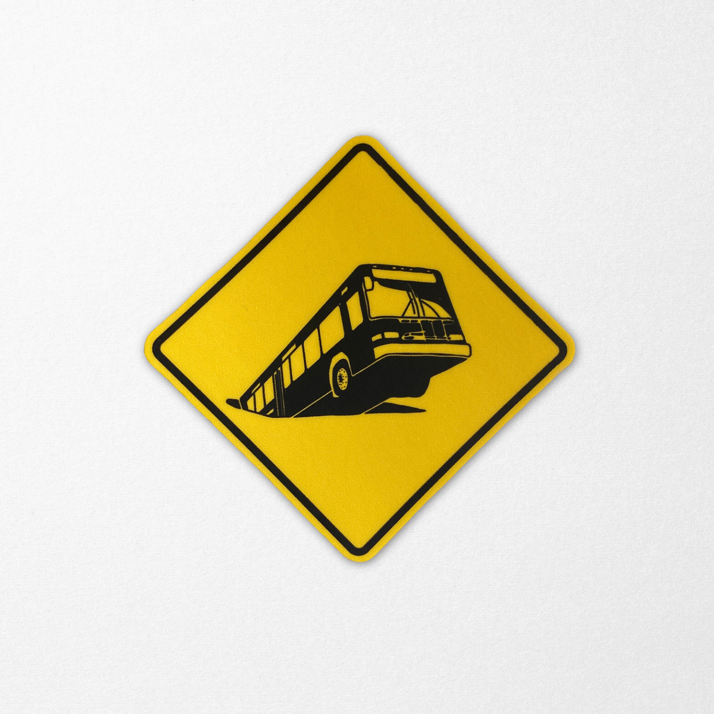 Sinkhole Bus Sign