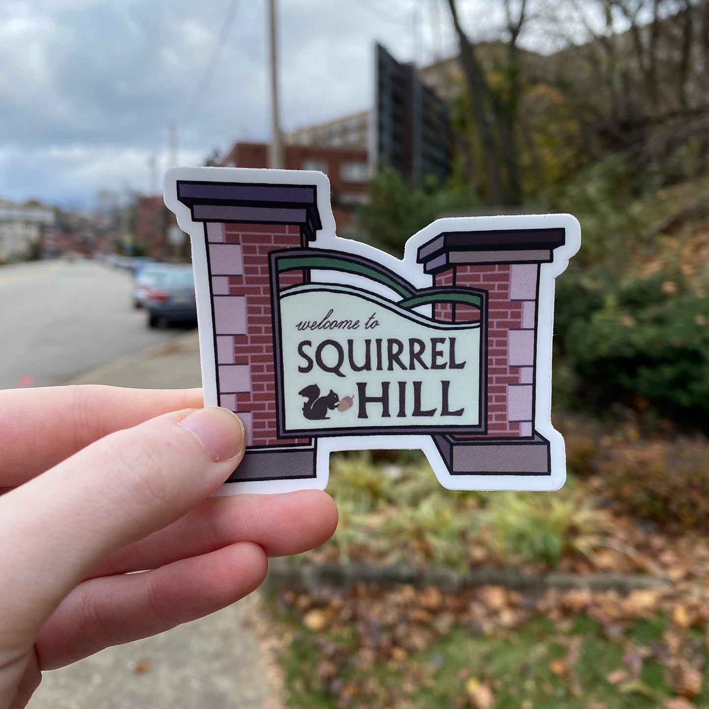 Squirrel Hill Neighborhood Sign
