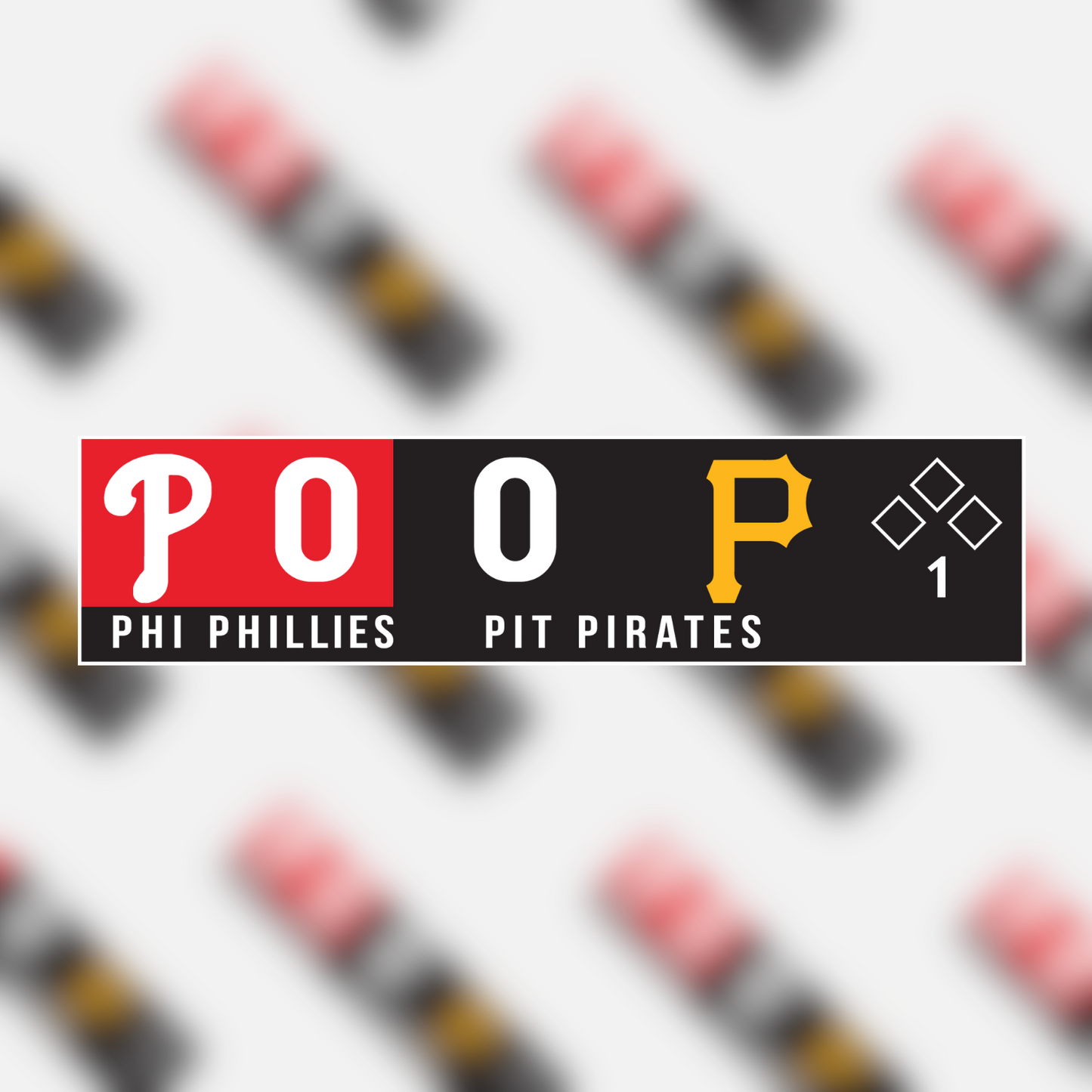 P00P Baseball Scoreboard