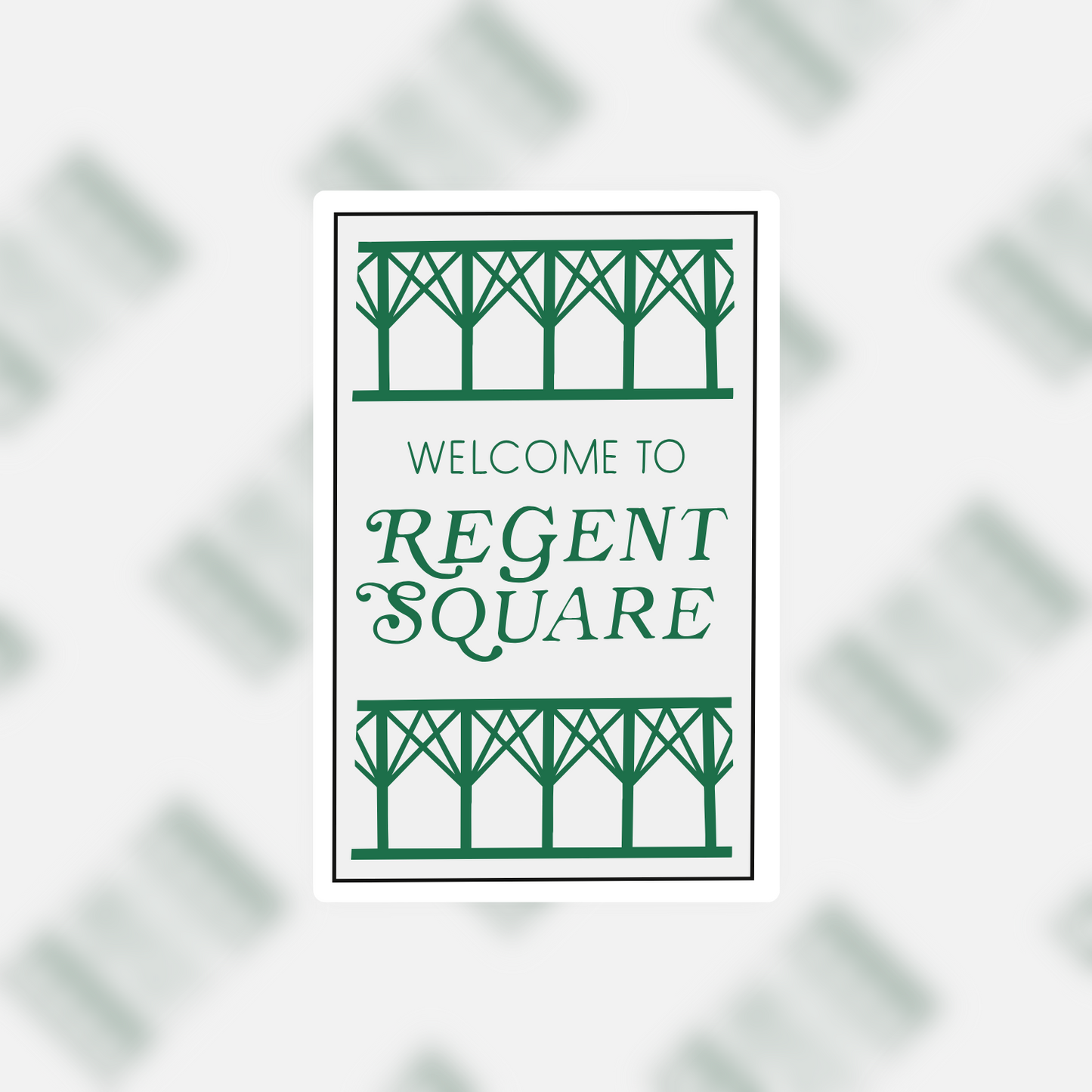 Regent Square Neighborhood Sign