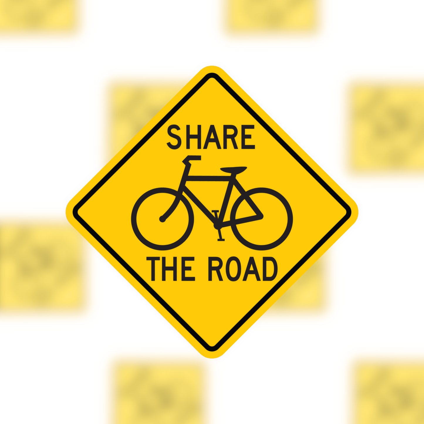 Share the Road Bicycle Sign