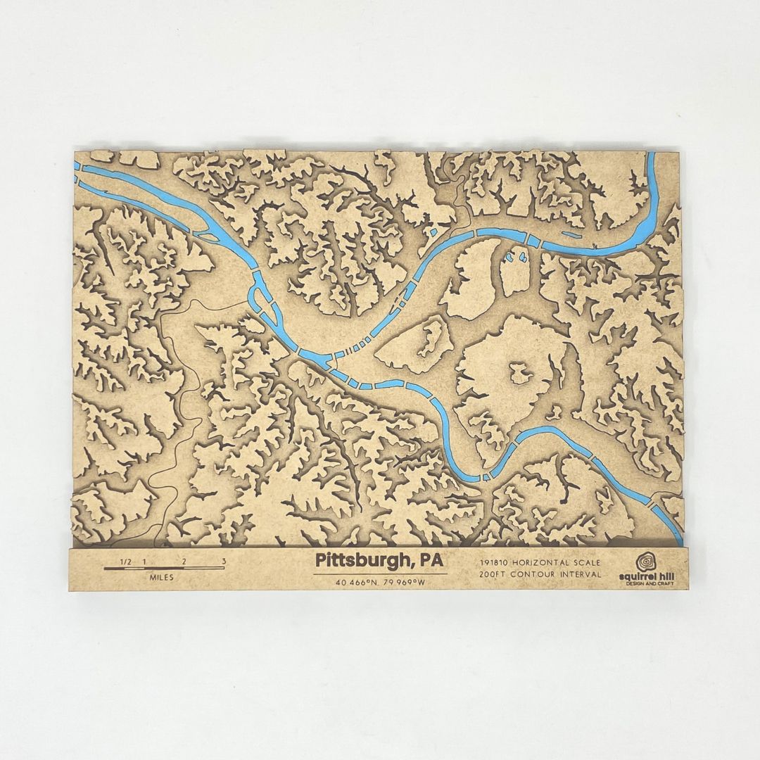 Pittsburgh Topographic Map