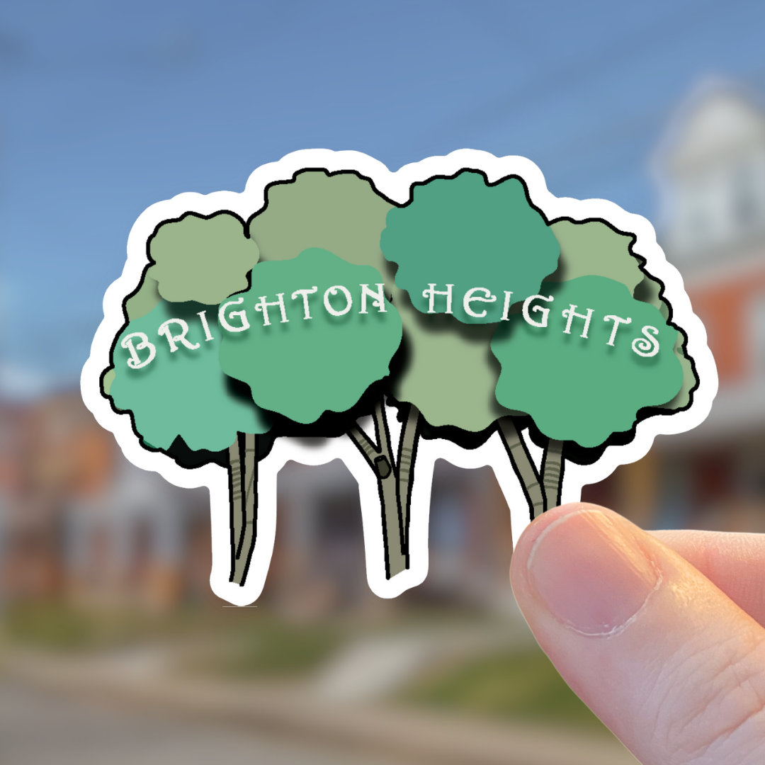 Brighton Heights Neighborhood Sign