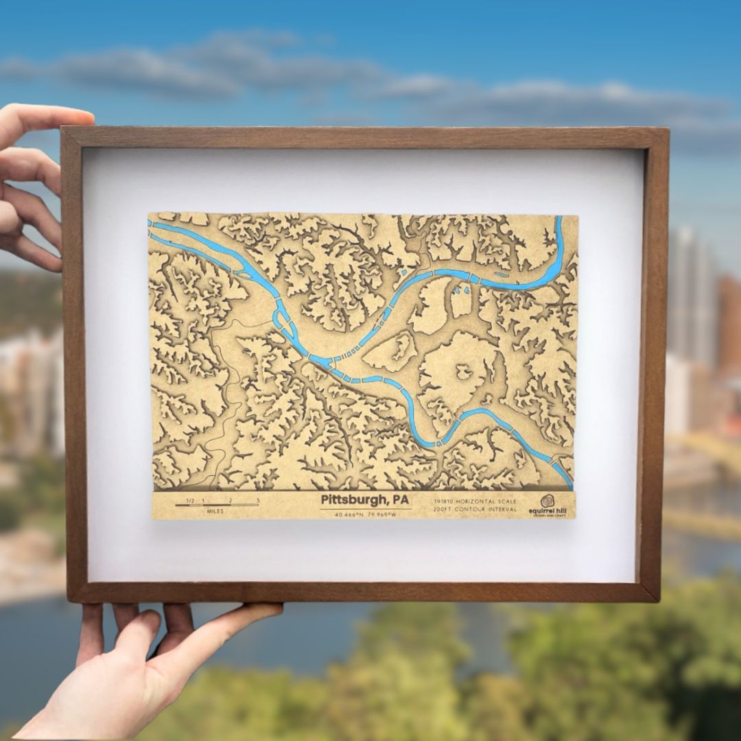 Pittsburgh Topographic Map