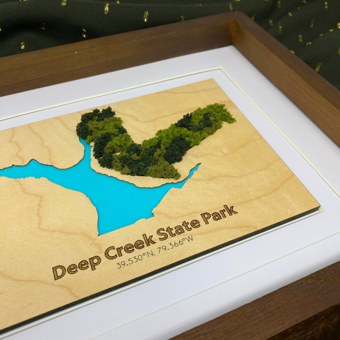 Fluffy Pittsburgh Park Map: Deep Creek State Park Side Angle