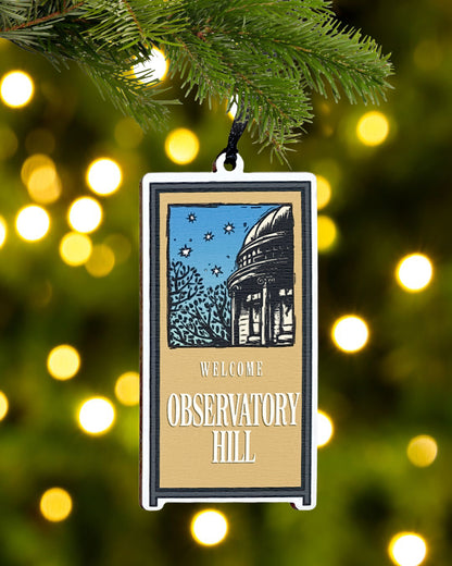 Observatory Hill Neighborhood Sign