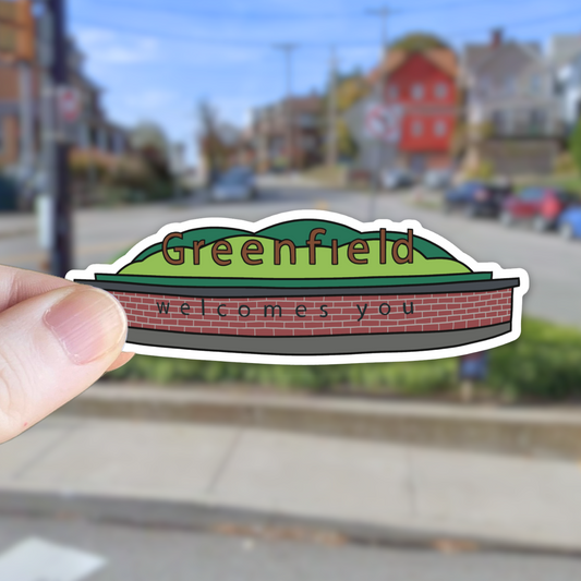 Greenfield Neighborhood Sign