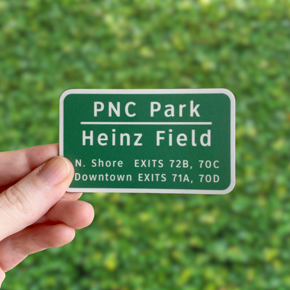 Heinz Field Highway Sign