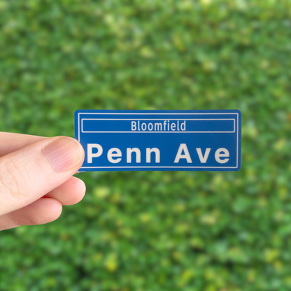 Penn Ave Street Sign
