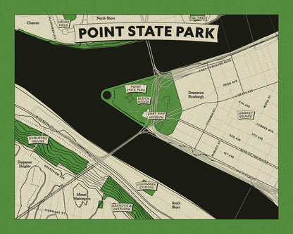 Build Your Own 8"x10" Map Print Set – 4 Piece Bundle