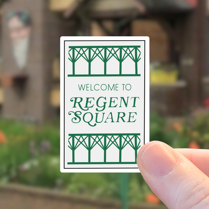 Regent Square Neighborhood Sign