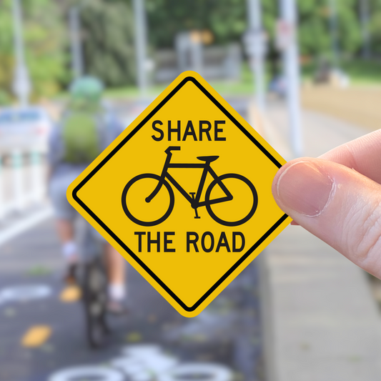 Share the Road Bicycle Sign